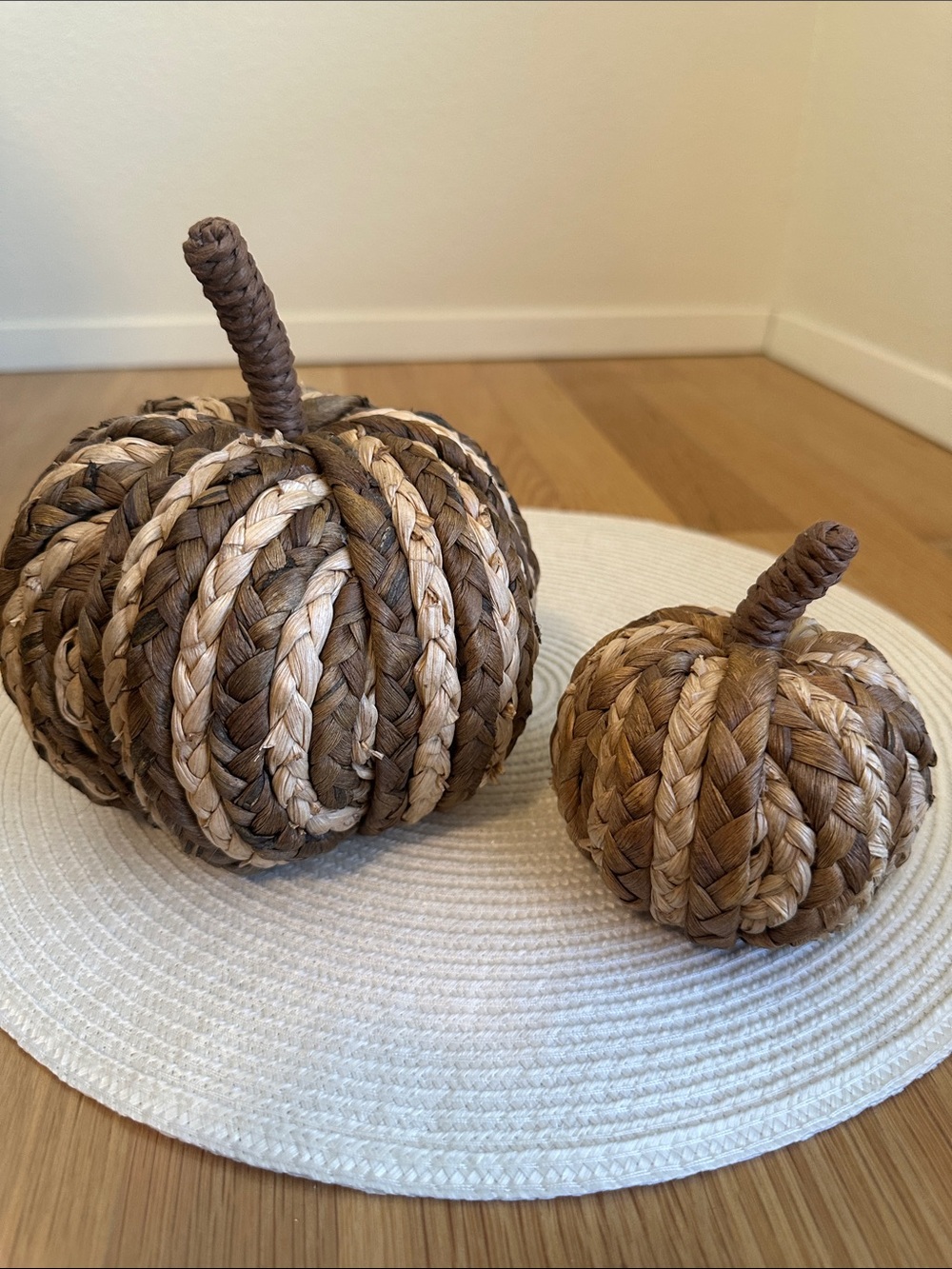 Threshold Woven Pumpkins